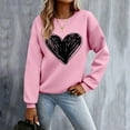 thumbnail image 2 of Sweatshirts for Women Crewneck Long Sleeve Loose Fit Tops Printed Fashion Tops, 2 of 6
