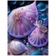 thumbnail image 1 of New Flower 5d Diy Diamond Painting Purple Shell Full Square Romantic Beach Pearl Diamond Embroidery Mosaic Cross Stitch EE3243square 55X70cm Gao Jinjia LED, 1 of 2