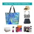 thumbnail image 6 of Naloa Peacock Tote Bag for Women Large Capacity Shoulder Bag for College Work Travel Shopping, 6 of 8