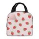 thumbnail image 1 of Disketp Strawberry for Insulated Lunch Bag for Women and Men, Perfect for Work, Hiking, Picnic, 1 of 8
