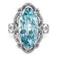 thumbnail image 5 of Sterling Silver Rhodium Sky Blue Topaz Ring QR3281LSBT, 5 of 5