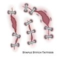 thumbnail image 1 of Costumes For All Occasions DF205 Tatouage Agrafe Point Fx, 1 of 1