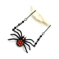 thumbnail image 5 of FRCOLOR Punk Vintage Retro Spider Pendant Necklace Gothic Red Stone Biker Goth Jewelry (Black), 5 of 8
