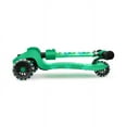 thumbnail image 2 of Jetson Saturn 3-Wheel Light up Lean-to-steer Kids Kick Scooter, Green, 2 of 5