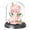 Dreamy Pink Flower - Comes with Dust Cover, variant on Pink Hydrangea Flower Building Set with Display Dome, Artificial Flowers DIY Model, Home Decor for Bedroom