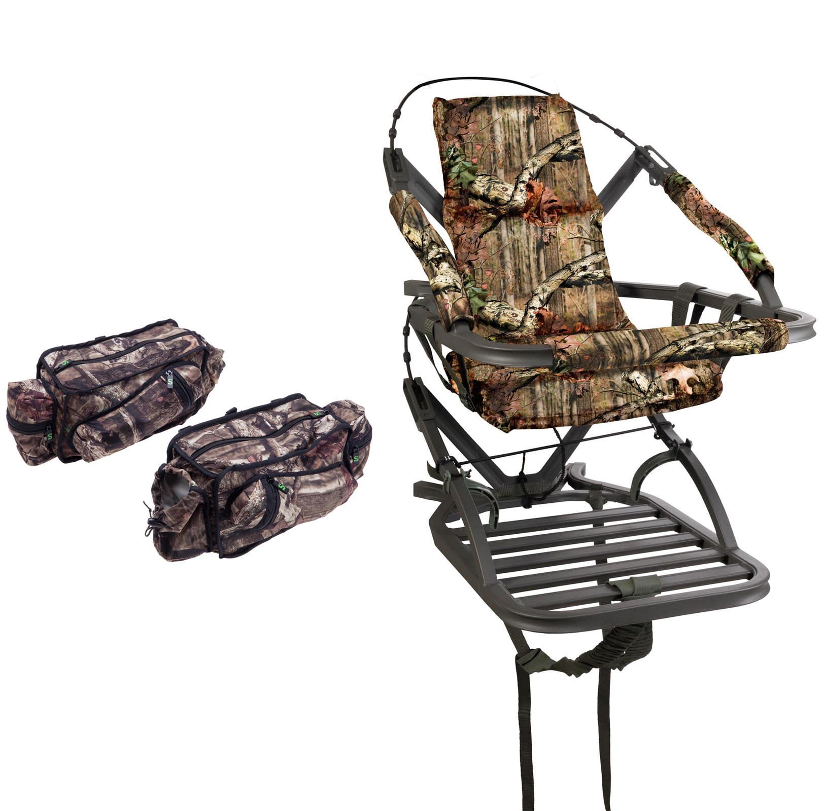 Summit Goliath SD Self Climbing Treestand 81119 Deer Hunting + 2 Storage Bags