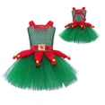 thumbnail image 3 of Vestido de terciopelo con lentejuelas de árbol de Navidad 2024, vestido de Papá Noel para cosplay para niñas, vestidos de fiesta de Navidad, ropa de Año Nuevo para niños, 3 of 5