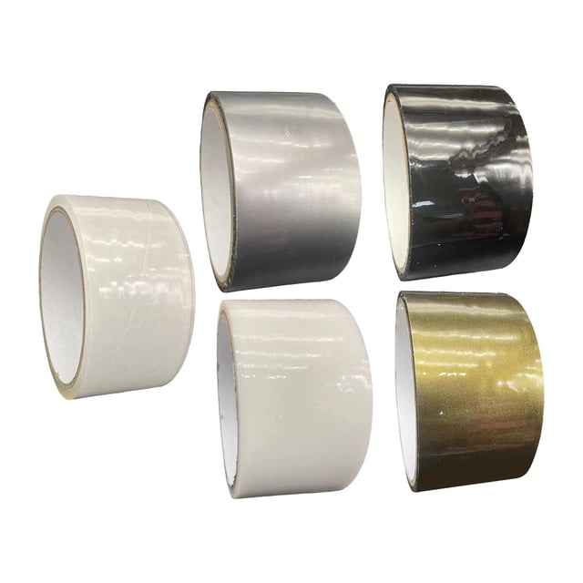 Cintas adhesivas Macarena 5x divertidas para bolas juguete DIY negro gris