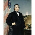 thumbnail image 2 of Frank Buchser 12x14 Gold Ornate Wood Frame and Double Matted Museum Art Print Titled - Portrait of the American President Andrew Johnson (1866), 2 of 4