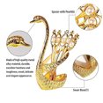 thumbnail image 3 of Metal Swan Dinnerware Set, Swan Base Holder Coffee Dinnerware Set Elegant Hand Crafted Easy Cleaning Innovative  For Home, 3 of 8