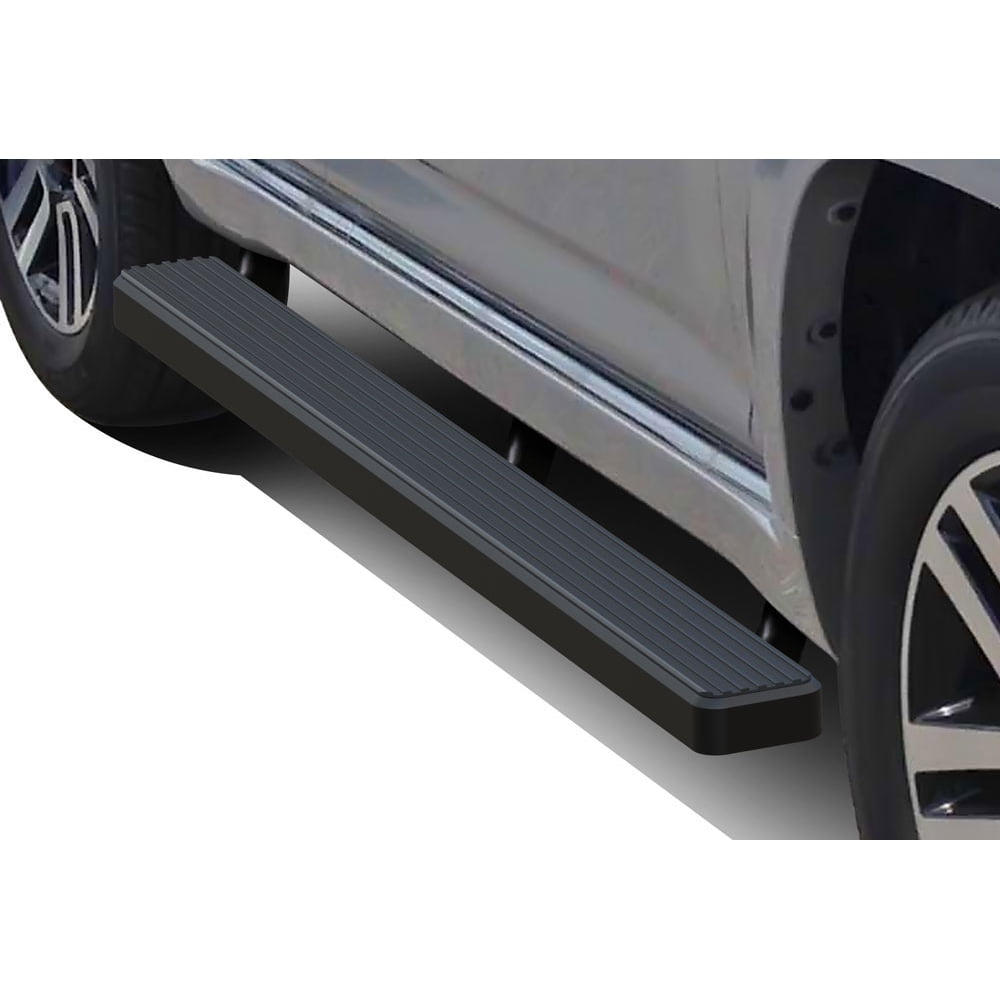 APS iBoard Running Boards 4 inches Matte Black Compatible with Toyota