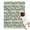 Colorful Dinosaurs Stripe, variant on Colorful Dinosaurs Stripe Pattern Blanket,Comfortable Soft Lamb Wool Throw Blanket,All Season,Warm Lightweight Blankets for Sofa Bed Couch Living Room Chair,30"x40"