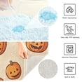 thumbnail image 3 of Yayeee Bath Rug for Bathroom Floor Non Slip Contour Fluffy Soft Absorbent Mat, 20"x24", Halloween Pumpkins Pattern, 3 of 7