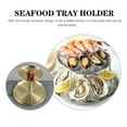 thumbnail image 3 of GOOHOCHY Soporte de acero inoxidable para pizza, estante para mariscos para el hogar, soporte para mariscos para restaurante, accesorio para pizza, 3 of 7