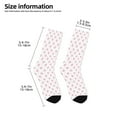 thumbnail image 2 of Naloa Animal Pink Color Paw Kids Socks Unisex Kids and Toddlers' Crew Socks, ,1 Pairs, 2 of 5