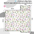 thumbnail image 5 of Pioneer Flower Floral Print Pattern Teens Toddler Nap Mat with Pillow, Sleeping Mat Bag for Preschool Daycare 50"x20", 5 of 6