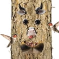 thumbnail image 4 of Clearance Garden Decoration Bird Feeder Animal Face Rural Tree Bird Feeder Courtyard Craft Decoration Outdoor Hanging Bird Feeder, 4 of 5