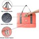 thumbnail image 4 of Bolsa de deporte unisex con compartimento para zapatos, bolso de mano de 20 l, bolsas de viaje impermeables de gran capacidad, bolsa de gimnasio portátil (naranja) (naranja) Rojo Verde Cocina, Decoración y Otros, 4 of 5