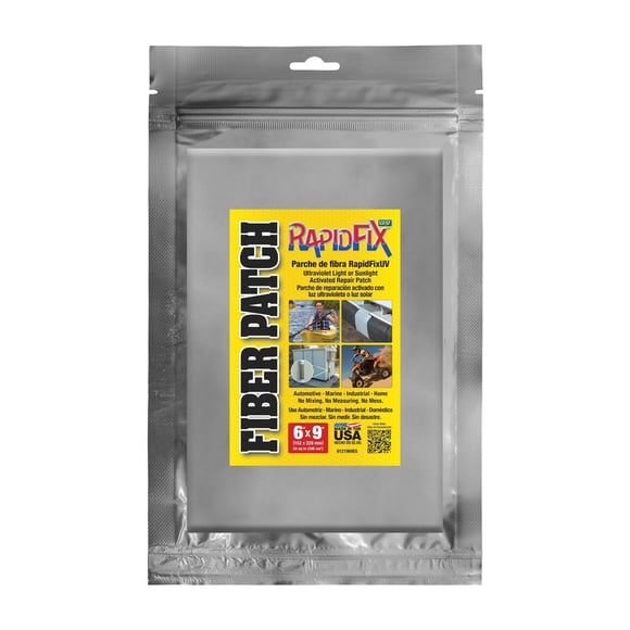 Parche Reparador de Fibra RapidFix 15x23 cm