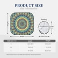 thumbnail image 3 of Zufioo Round Mandala1 Print Folding Car Windshield Sun Visor, Anti-ultraviolet Sun Visor, Suitable for Trucks, Vans Car Accessories-Small, 3 of 6