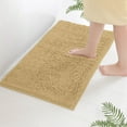 thumbnail image 5 of Bath Mat By LuxUrux-Extra-Soft Plush Bath Shower Bathroom Rug,1'' Chenille Microfiber Material, Super Absorbent Shaggy Bath Rug. Machine Wash & Dry ( 16 x 24, Beige), 5 of 8