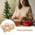 thumbnail image 2 of Cajas de regalo redondas multifuncionales, cajas para envolver regalos, caja de regalo de forma redonda, caja de almacenamiento de joyería, contenedores de galletas de Chocolate, 6 uds., 2 of 6
