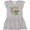 AC-Heather Grey, variant on Inktastic Id Rather Be Hanging with my Mimi- Cute Sloths Girls Toddler Dress