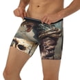 thumbnail image 3 of Salouo Western Cowboy Snake Ram Skull Pattern Men's Boxer Briefs, Soft & Breathable Underwear Elastic Waistband Briefs for Men,1-Pack, 3 of 7