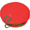 Simplify Christmas 30" x 5" Wreath Bag, Red