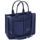 thumbnail image 1 of Bolso de lona grande ZHMO para mujer azul con bolsillos, 1 of 8