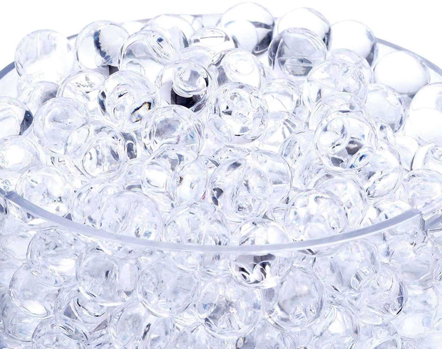 Prishasworld Clear 5000 Aqua Gel Soil Crystal Expanding Beads Jelly absorbing amazing balls Vase Filler Decorations Table Decor water bead Magic growing ball home decor UK SELLER Prishasworld Clear 5000 Aqua Gel Soil Crystal Expanding Beads Jelly absorbing amazing balls Vase Filler Decorations Table Decor water bead Magic growing ball home decor UK SELLER