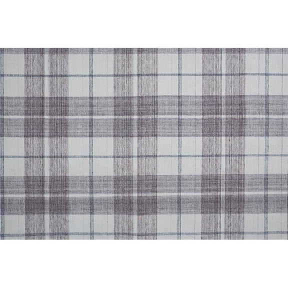 HomeRoots  5 x 8 ft. Gray Taupe & Ivory Abstract Hand Woven Stain Resistant Rectangle Area Rug - Gray Taupe and Ivory - 5 x 8 ft.