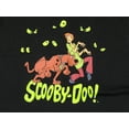 thumbnail image 2 of Scooby Doo and Shaggy with Creepy Green Eyes Men's Black Graphic Tee - L, 2 of 4