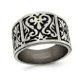 thumbnail image 1 of Bague en Titane Moulé à Plat (14mm), 1 of 4