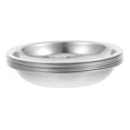 thumbnail image 1 of 6 posavasos de acero inoxidable para bolsitas de té, bandeja de goteo, accesorios para té, soporte para té, plato redondo, platillo para té suelto, filtros, 1 of 8