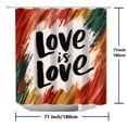thumbnail image 2 of Shower Curtain Rings,Valentine's Pride Series Waterproof Fabric Bathroom Decor with Inclusive Design for Celebratory and Seasonal Use, 2 of 6