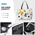 thumbnail image 3 of Kdxio Rocket Planets for Beach Bag for Women Large Beach Tote Bag Waterproof Sandproof Swim Bag with Zipper Pockets Beach Vacation Travel, 3 of 7