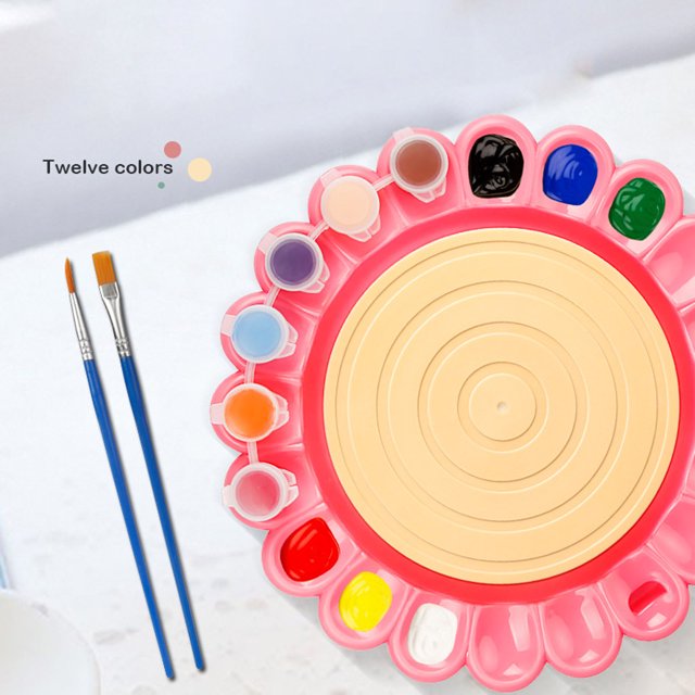 Juguete de máquina de alfarería, kit de torno de alfarería para niños Máquina de torno de alfarería para niños Juguete de alfarería para niños Lo mejor en su clase