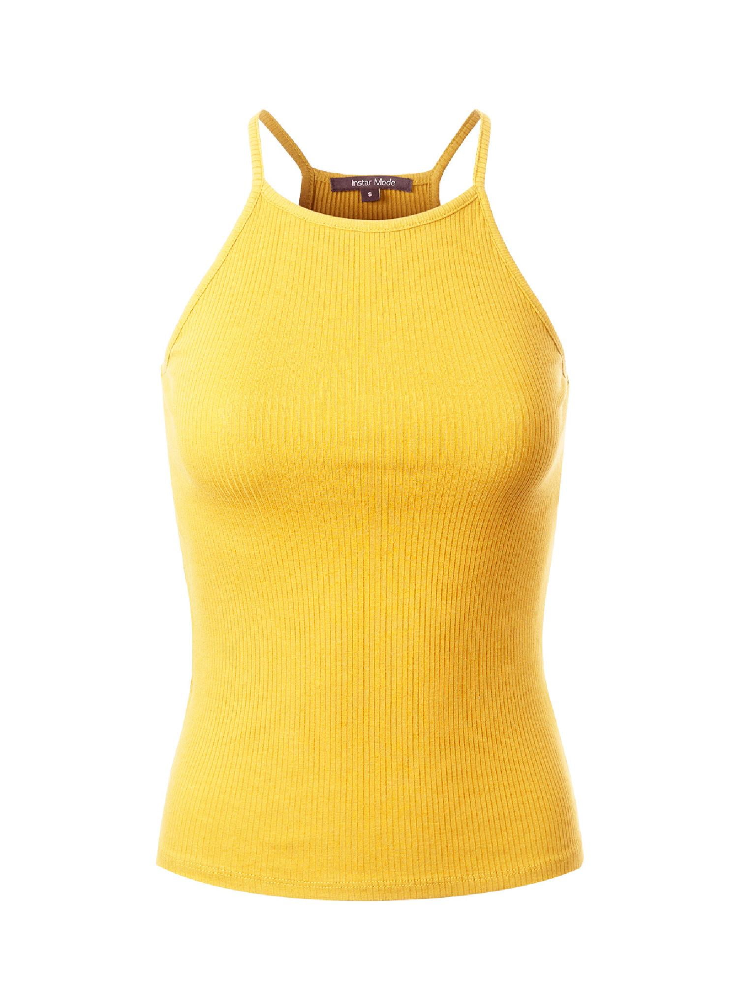 Bright yellow tank top Clearance
