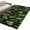 Black, variant on Spring Leavse Round Area Rug 4Ft Washable Circle Rugs for Bedroom Dining Room, Pastoral Garden Botanical Rustic Burlap Non-Slip Carpet Floor Mats Indoor Outdoor Carpet Runner Aesthetic Home Decor