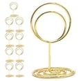thumbnail image 4 of MRLESS 10pcs Desk Number Sign Holder Clip Table Number Clip Stand Clips Stand Holder Menu Memo Note Paper Holder Name Holders For Table Seating, 4 of 9