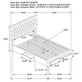 thumbnail image 5 of Light Grey Tufted Full Storage Bed Frame | Mattress Ready with 4 Roller Drawers | Polyester Fabric Upholstery | Glam Bedroom Furniture | 79.75" L | Box Spring Not Required, 5 of 6