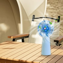 Hwkond Handheld Fan Mini Portable Fan Silent Powerful Handheld Fan Cute Design 3 Speed Small Desk Fan With Base Lightweight USB Rechargeable Fan on Clearance