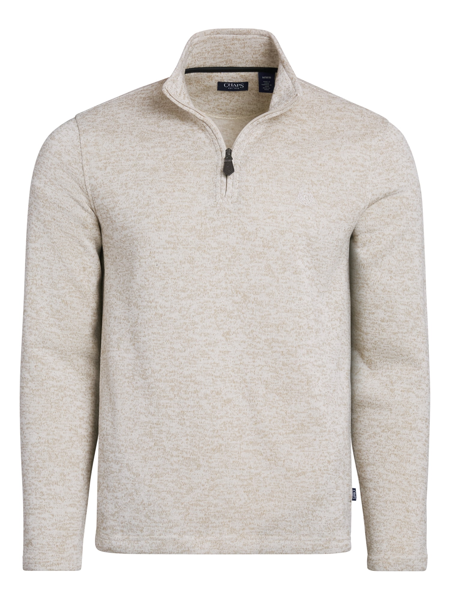 Chaps Men's & Big Men's Quarter Zip Fleece Sweater Gift Box Set, Sizes S-2XL
