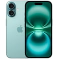 thumbnail image 1 of Refurbished Apple iPhone 16 - 128GB – Teal – 48MP Dual Rear & 12MP Front Camera - Fully Unlocked Smartphone - Excellent Condition, 1 of 9