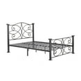 thumbnail image 6 of Hodedah Complete Metal Twin Size Bed in Black Silver, 6 of 11