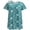 Blue Print, variant on Pinspark Hospital Gowns Open Back for Women Bedridden Nightgowns Back Opening Short Sleeve Post Surgery Tear Away Adaptive Dresses