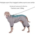 thumbnail image 4 of Ropa para perros ropa para perros de cuatro patas ropa acolchada de algodón para mascotas golden retriever labra ropa de cuello alto para perros medianos y grandes ropa para el hogar, 4 of 6