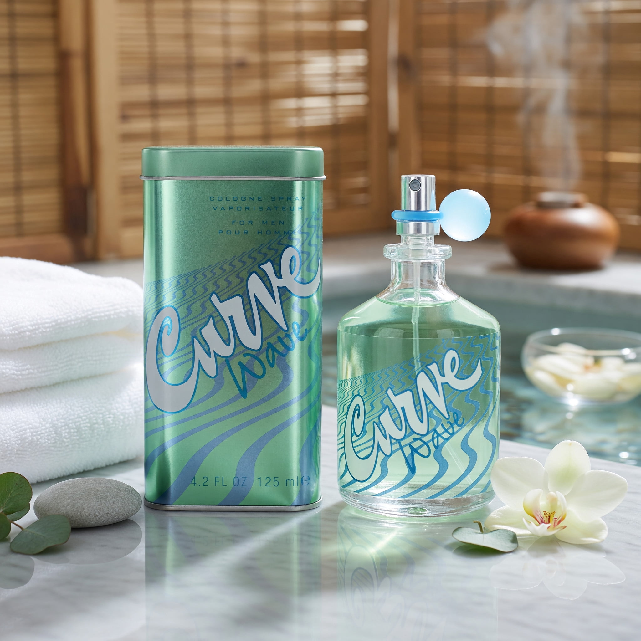 Liz Claiborne Curve Wave Perfume Cologne Spray for Men 4.2 oz