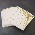 thumbnail image 1 of Servilletas de Cóctel Gold Dot (Paquete 50) Papel 3 con Lunares Perfectos para la Fiesta Cumpleaños, Despedida Soltera, Celebración Navideña y Bodas, 1 of 5